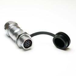 Złącze okrągłe 7-pinowe M12 Kabel Gniazdo RS PRO Żeńskie IP67 SF12