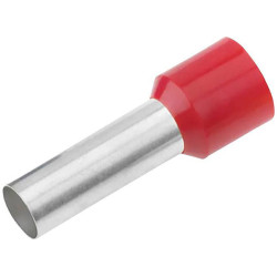 Cimco 187010 Ferrule Partially insulated Red 1 mm&#xB2; 100 pcs Bootlace Ferrules