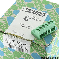 MSTB2,5-6-ST-5,08 1757051 Terminal Block 6 Pin PLUG PHOENIX