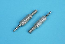 WT.3,5 4xPOL.JACK METAL NIKIEL