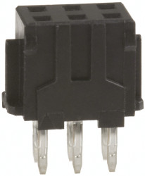 Gniazdo PCB 6 -pinowe 2 -rzędowe raster: 2.0mm Proste Przewlekany
