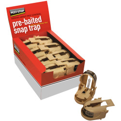 Pest-Stop PSTTM 1=BOX OF 16 Snap Mouse Trap (Box 16 Loose)