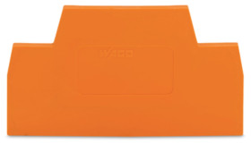 Płytka końcowa i pośrednia Płytka końcowa i pośrednia WAGO Bloki zacisków do montażu na szynie Mocowanie szynowe