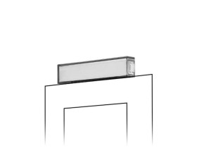 SIMON 55 Szyld opisowy mały transparentny ciemny TRLSM/06 KONTAKT SIMON