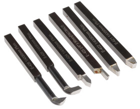 Nóż oprawkowy półfabrykat, l. elementów: 6, dł. całkowita: 90 mm, HSCo, zawartość: Obróbka zgrubna, obróbka