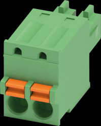 1851041 PCB connector, 2-pin, 3.81 mm spacing