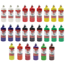 Scola DAM600/24/A ARTMIX ASSORTED Ready-mix Paint 600ML 24PCS