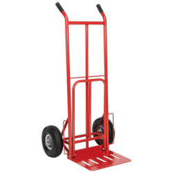 Sealey CST990 Sack Truck with Pneumatic Tyres &amp; Folding 250kg Capacity