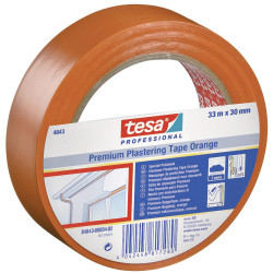 teas 04843-00000-16 Premium Plastering Tape PVC 33m x 50mm Orange