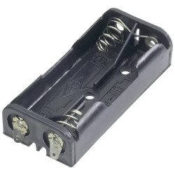 Goobay 12462 Battery Tray 2x AAA Solder Lug 52x23x12.5mm