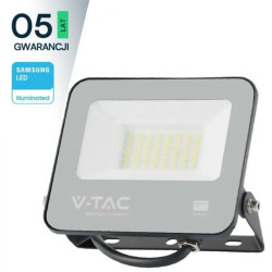 Projektor LED 30W 5550lm 6500K Dioda SAMSUNG 185LM/W IP65 Czarny 5 Lat Gwarancji 9891