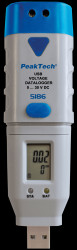 P 5186 USB voltage data logger, 0 - 30 V DC
