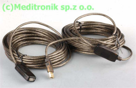 Unitek Y-274 Aktywny przedłużacz repeater USB A-A, 2.0, wtyk/gniazdo, długoś