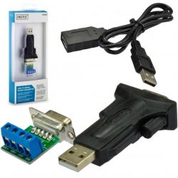 DIGITUS Konwerter szeregowy adapter USB 2.0 A / RS-485 (D-Sub 9-pin)