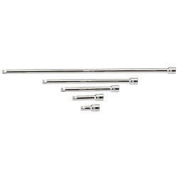Draper Expert 16768 3/8&quot; Sq. Dr. Satin Chrome Wobble Extension Bar Set (5 Piece)