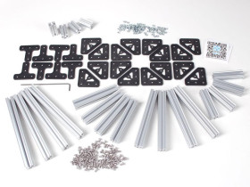 Adafruit OpenBeam Starter Kit - Silver Aluminum