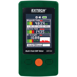 Extech MF100 Magnetic Field Tester: AC/DC, Hall Effect, Min/Max, Data Hold