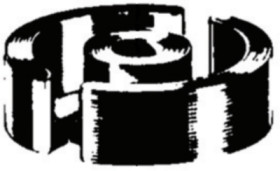 P core, N48, 1000 nH, ±5 %, outer Ø 26 mm, inner Ø 21.2 mm, (H) 16.3 mm, B65671D1000J048