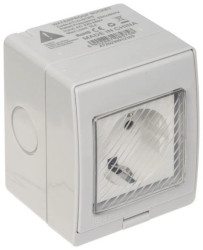 Gniazdo hermetyczne n/t ATLO-S1IP5 IP55