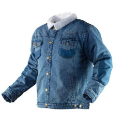 Kurtka jeansowa ocieplana DENIM rozmiar XXXL 81-557-XXXL