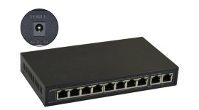 Switch PoE 10-portowy SG108WP bez zasilacza do 8 kamer IP