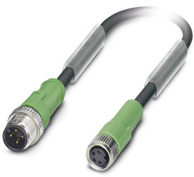 Kabel do czujników/elementów wykonawczych Phoenix Contact SAC-4P-M12MS/0,6-PUR/M 8FS 1693076, złącze żeńskie M8, proste,