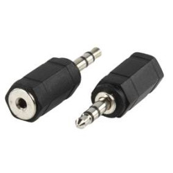 Adapter Jack3,5 wt/gn Jack2,5 stereo