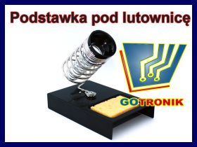 Podstawka pod lutownicę z gąbką