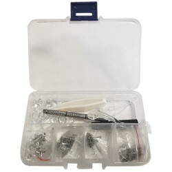 Zestaw śrubek M1 M1.4 M1.6 270 szt wkrętów miniaturowych mini