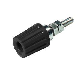 Gniazdo montażowe, rodzaj Żeński, Czarny, 35A, 30 V ac, 60V dc