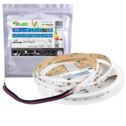 Taśma LED COB RGB 840 chips 24V 15W 48lm/W IP54 - ED00031519 /odcinki po 5 m/