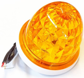 KW-114-Y sygnalizator LED pomarańczowy, zasilanie 12-28V
