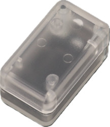 ABS miniature enclosure, (L x W x H) 35 x 20 x 15 mm, transparent, IP54, 1551ACLR