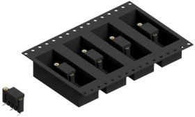 Socket header, 5 pole, pitch 2.54 mm, angled, BL15SMD0435BTR