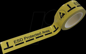 02-0702-00003 PVC/PET floor marking tape, 140 µ, 50 mm x 33 m, English