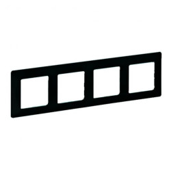 VALENA LIFE ramka poczwórna czarna 754254