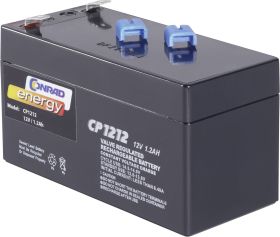 Conrad energy CE12V/1,2Ah 250165 Akumulator ołowiowy 12 V 1.2 Ah AGM (S x W x G) 97 x 52 x 43 mm płaska wtyczka 4,8 mm b