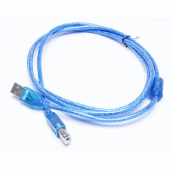 Opencircuit USB 2.0 cable type B 100cm blue