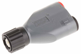 Adapter do złącz pomiarowych, rodzaj: Męski, gniazdo: 4 (Dia.)mm, 3A, Szary, 150V