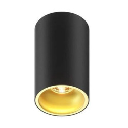 Spot tuba – lampa natynkowa DEEP kolor czarny/złoty metal, GU10 IP20 89313-N Zuma Line