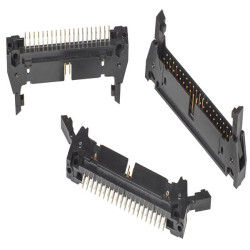 Wtyk PCB 40-pinowe raster: 2.54mm 2-rzędowe 3M Przewlekany