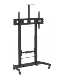 Carriage, for 1 monitor, 52 to 110 inch, up to 120 kg, VESA max. 1000x600 mm, black, ICA-TR45