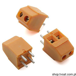 GS5/2 GZ8 Connect 2 Pin PCB to Wire R=5.08mm THT WEIDMULLER