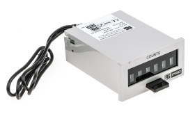 Licznik impulsów 24 V DC Resetowanie Ręczne RS PRO mechaniczny 6-cyfrowy Licznik impulsów