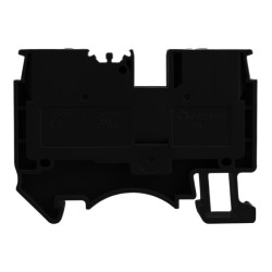 Złączka szynowa przelotowa zaciskowa czarna 6mm2 1P UL DS6-01P-13-00A(H)