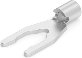 Uninsulated forked cable lug, 0.3-1.42 mm², AWG 22, 4.82 mm, 53832-1