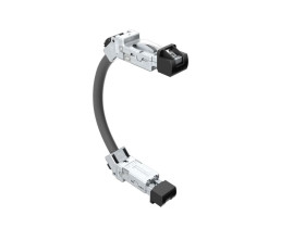 Kabel Ethernet Cat6a długość 1m Z zakończeniem Amphenol Communications Solutions Tworzywo termoplastyczne