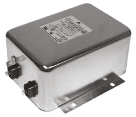 Filtr RFI 10A 1-fazowy 165kΩ 250 V AC 50/60Hz 9.57 MH TE Connectivity Montaż kołnierzowy