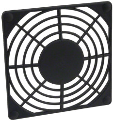 Osłona wentylatora 80mm wymiary zew 80 x 80mm rozstaw otworów 71.5mm Plastik