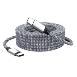 KABEL USB-C - USB-C 1,5M 6A WTYK PROSTY (KU-C2C-15-P)